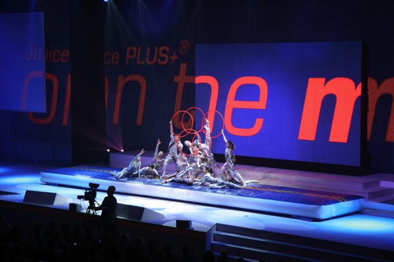 artistische Team Sprungshow