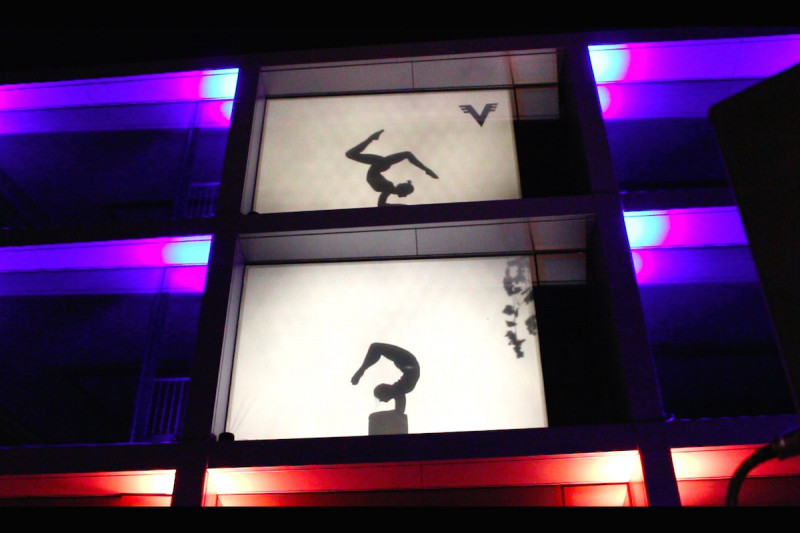 Markenshow Schatten Inszenierung