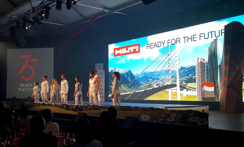 Artists Group on Stage