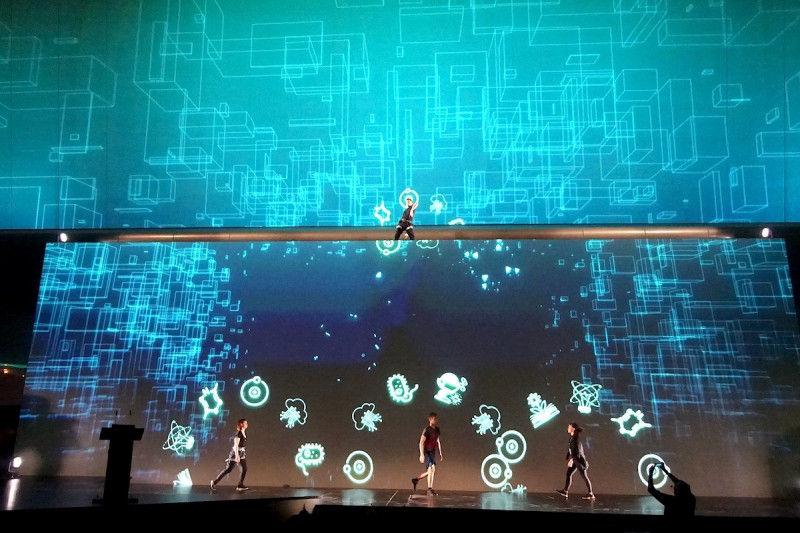 Video Mapping Show in Doha