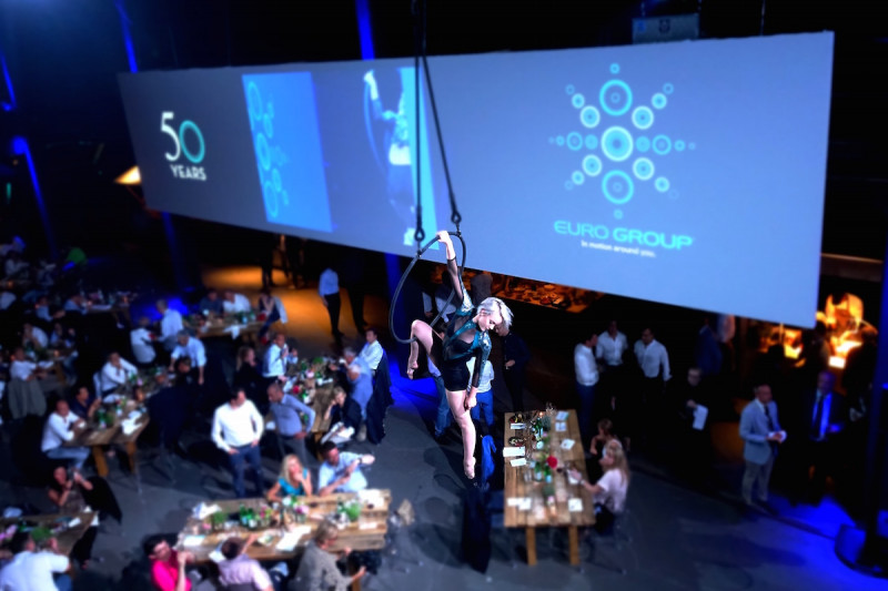 Luftring Akrobatik für Firmnevent