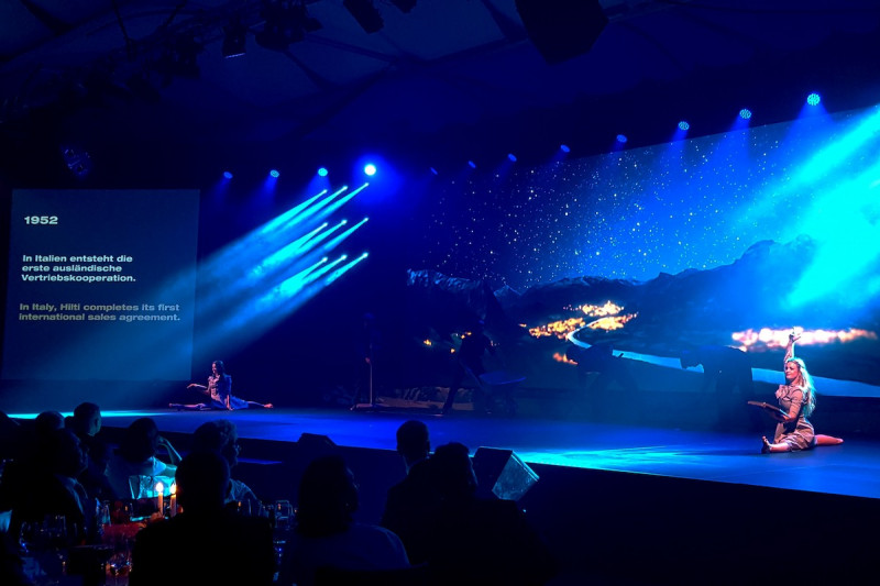 artistische und tänzerische Umsetzung Firmengeschichte