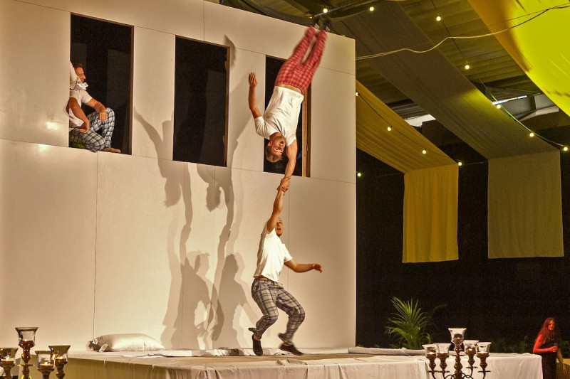 TrampWall Show für Gala Event