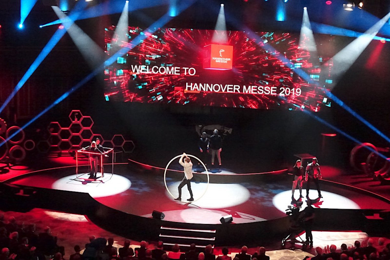 Hannover Messe Opening Inszenierung