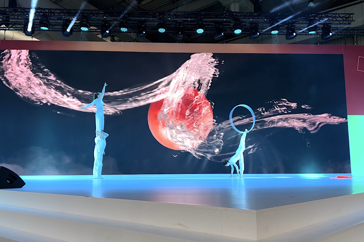 Mapping Dance Show mit Video Content