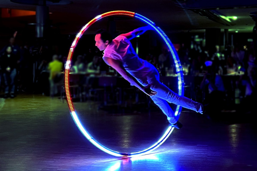 LED Cyr Wheel Artistik