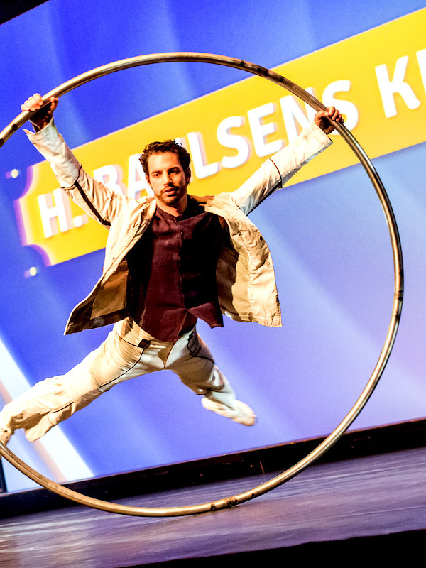 Cyr Wheel Spinning Act