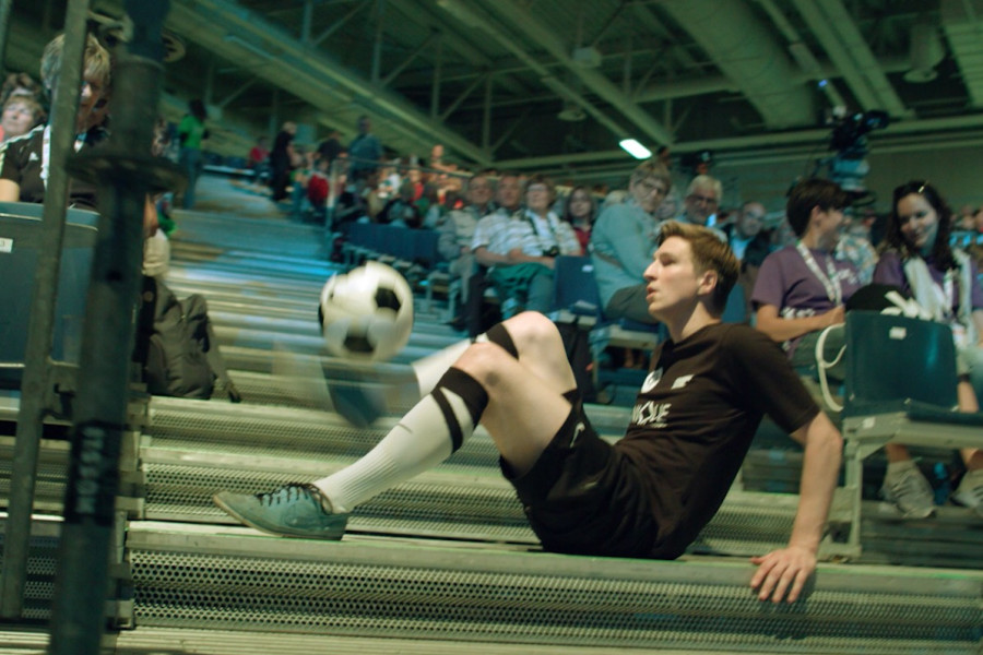 Fußball Freestyle als Walk Act