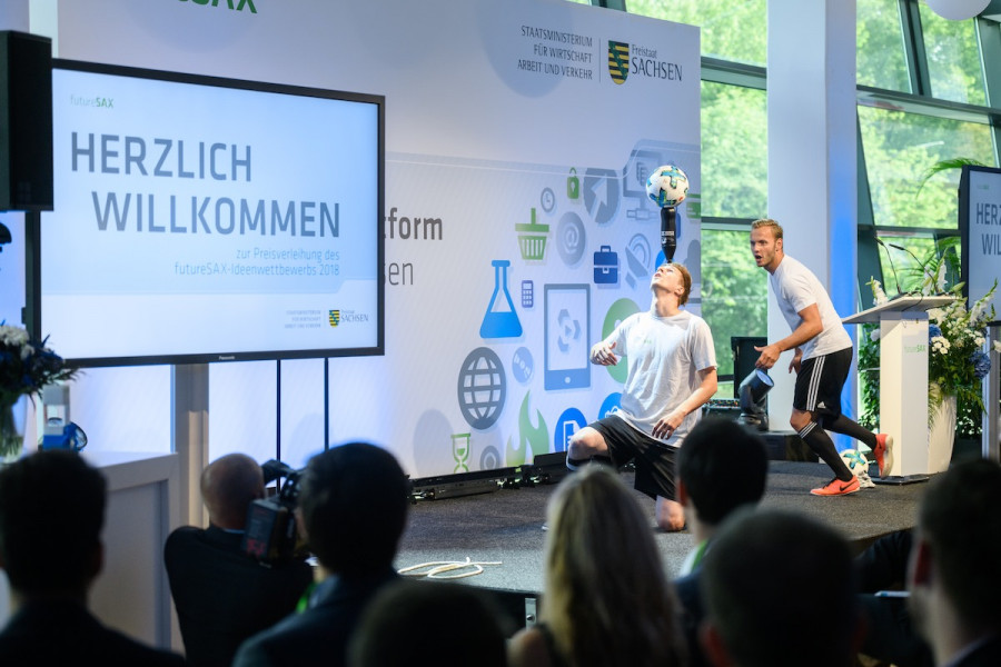 Fussball Freestyle Performance