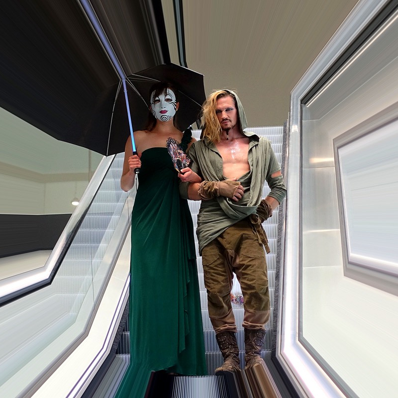 Masken und Fantasy Walk Acts